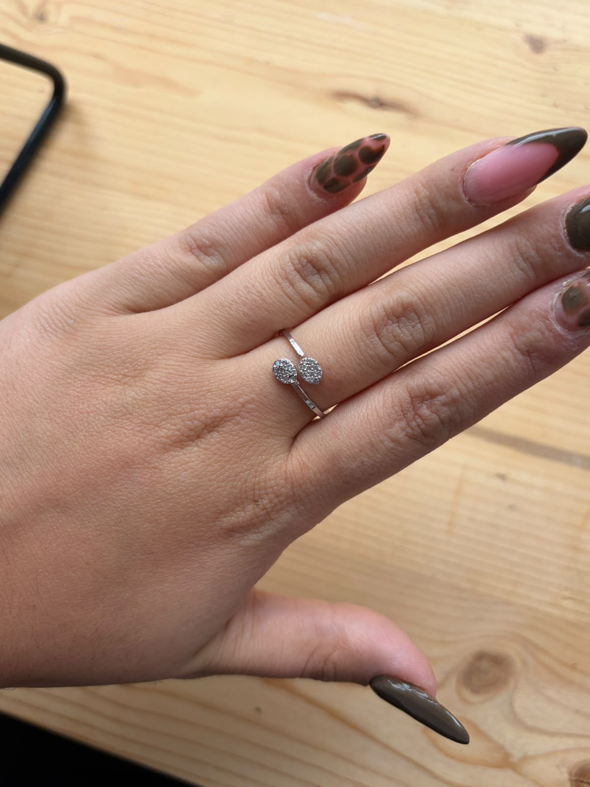Bague argenté