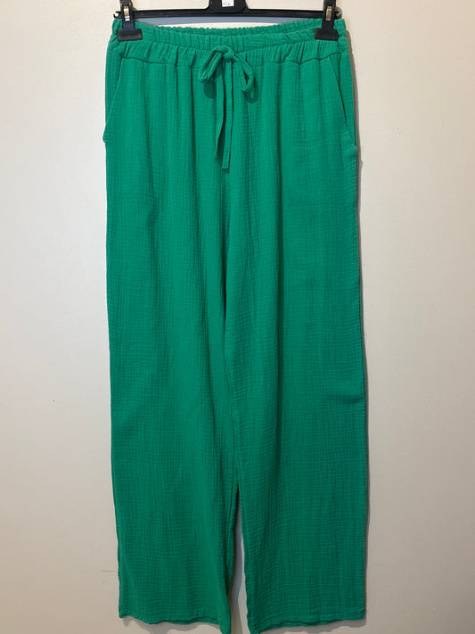 Pantalon droit vert
