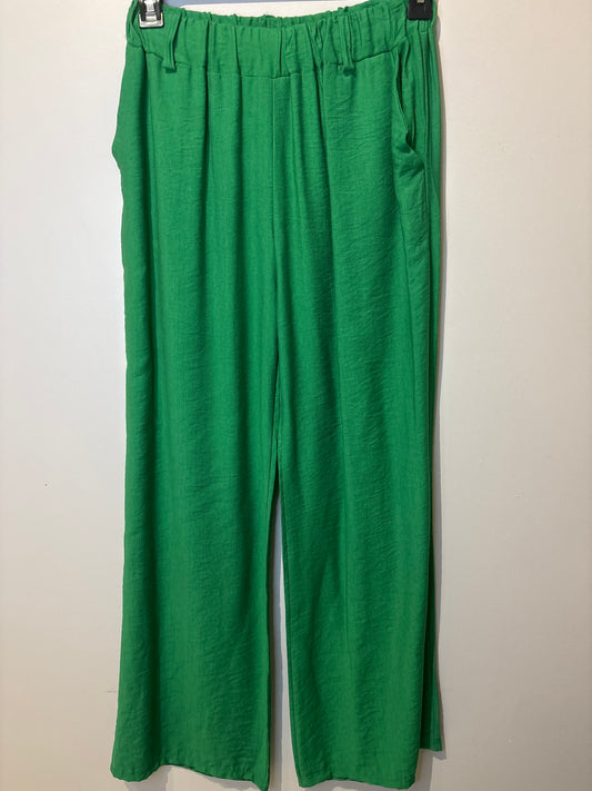 Pantalon droit vert