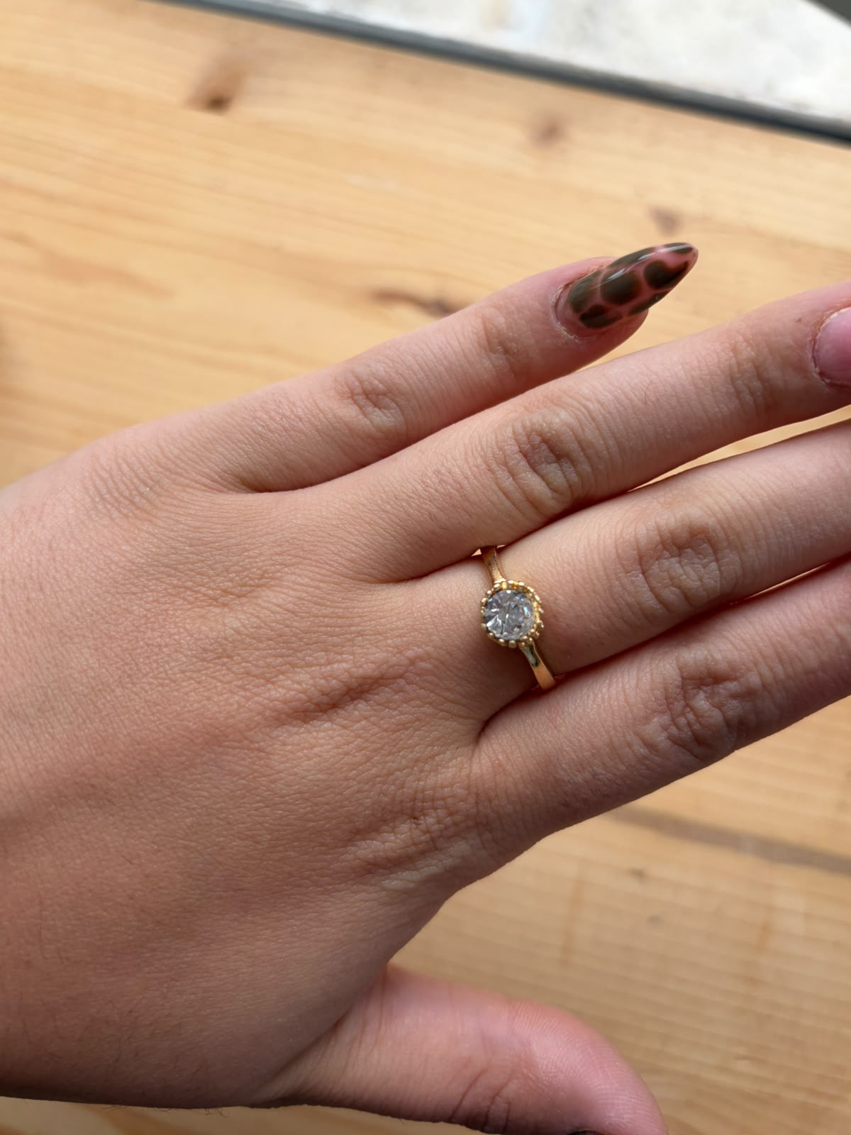 Bague doré