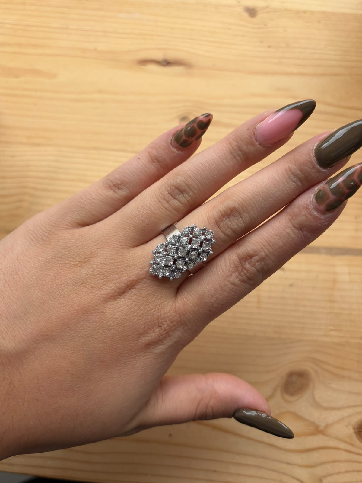 Bague argenté