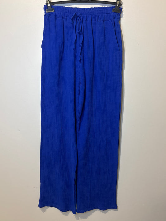 Pantalon droit bleu
