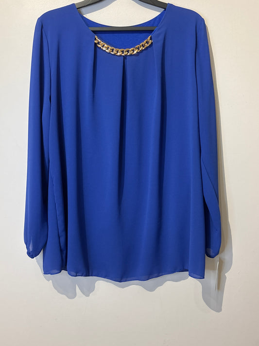 Blouse bleu