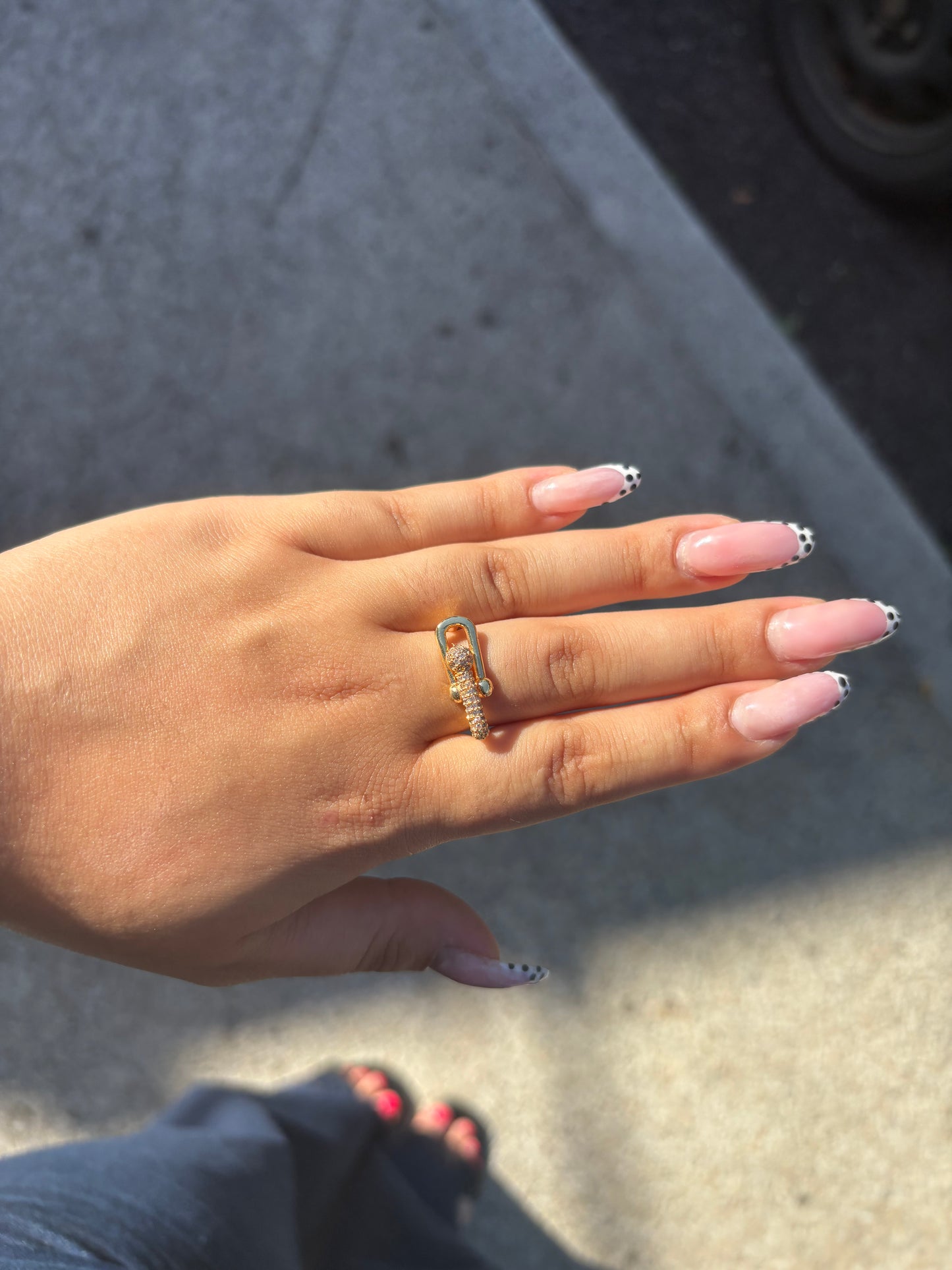 Bague doré