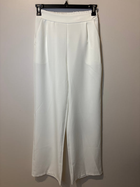 Pantalon droit blanc