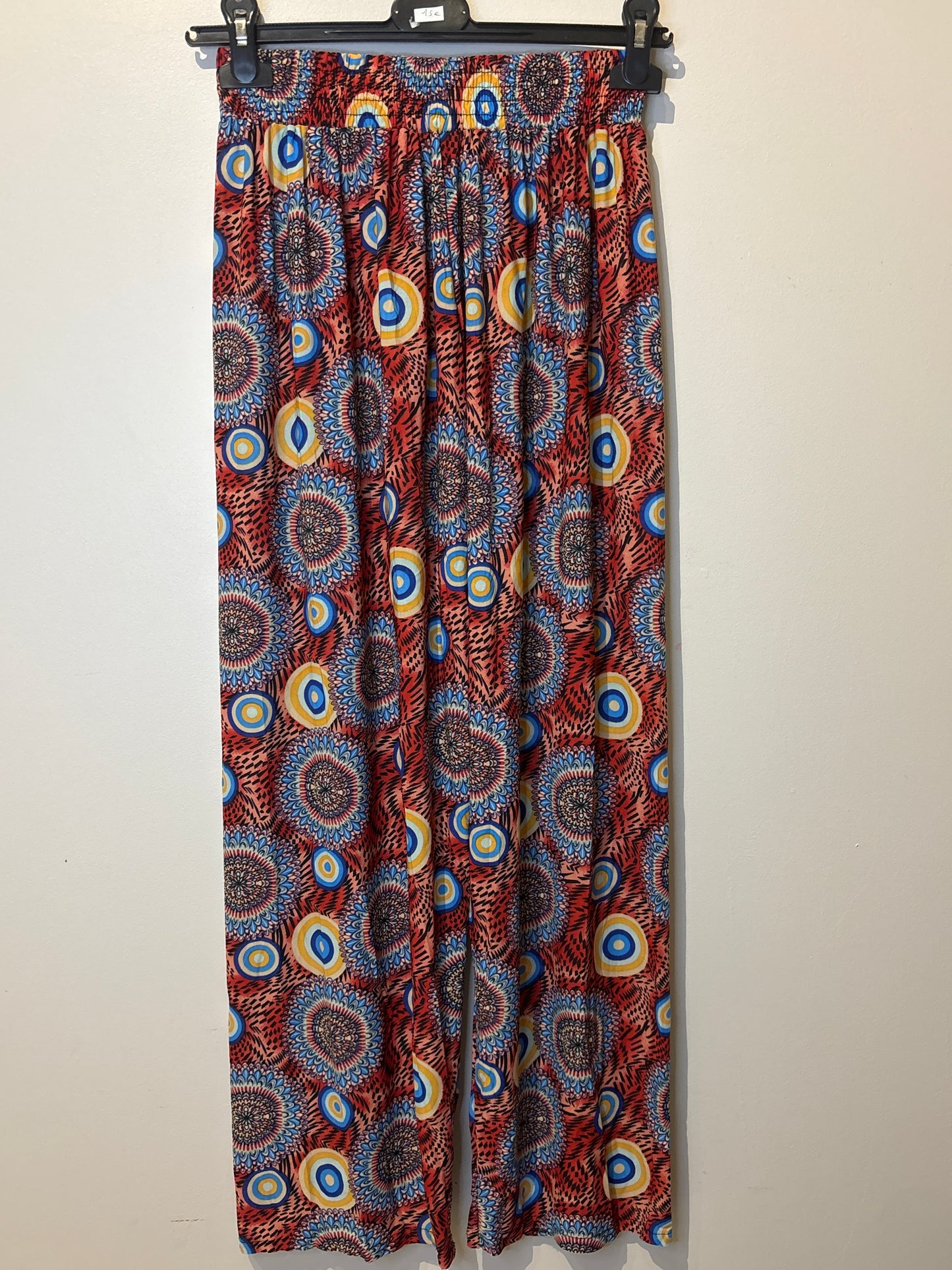 Pantalon ample à motif